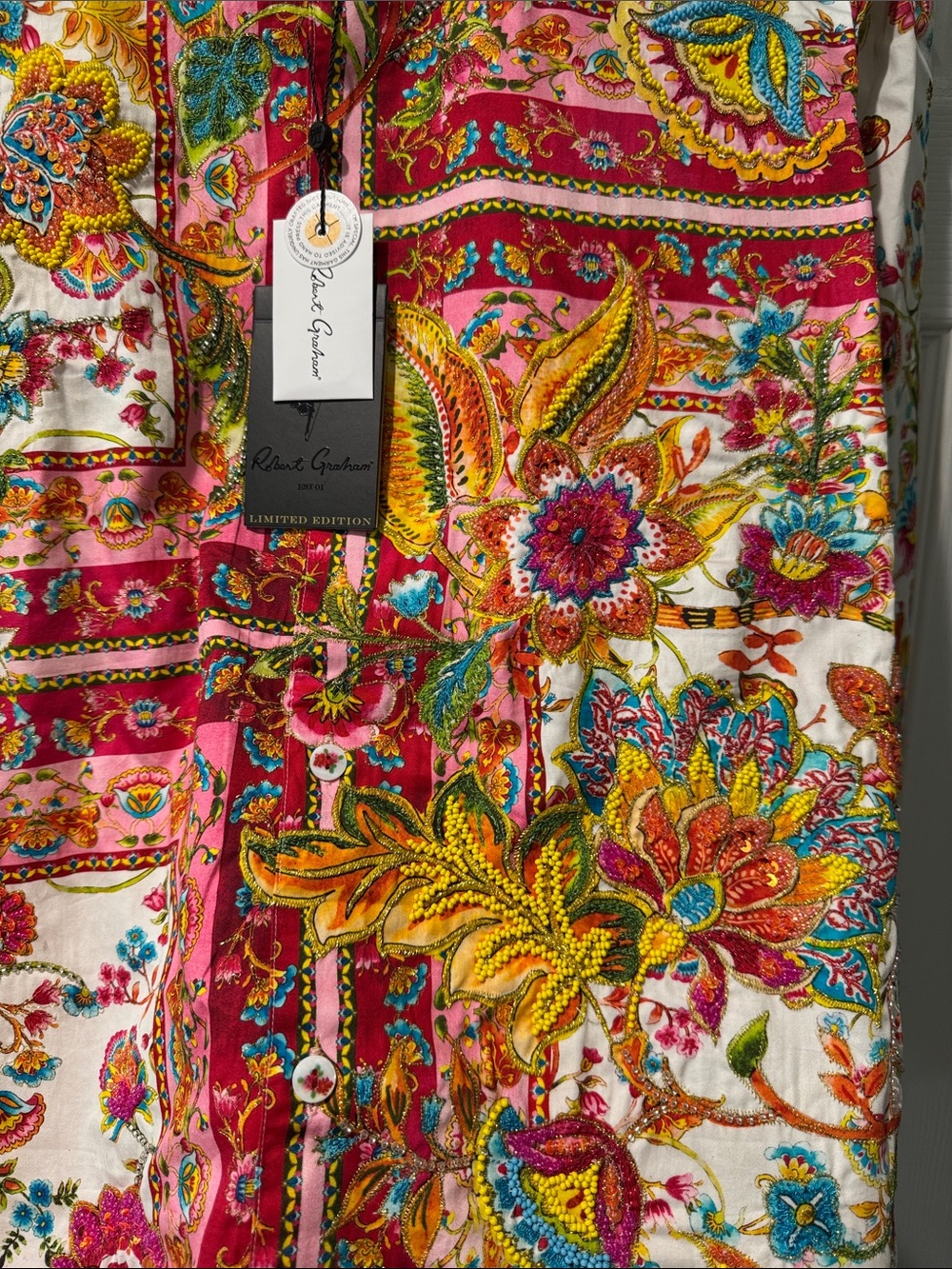 Robert Graham Limited Edition "Giverny Flowers" Shirt - Picture 8 of 14